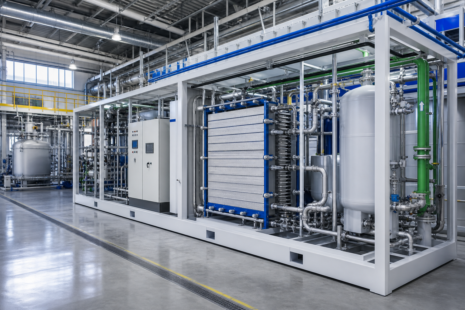 High-hydrogen-demand equipment application